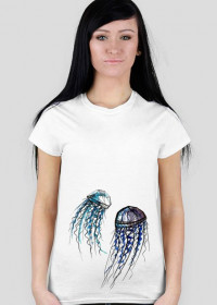 Koszulka JellyFish White damska