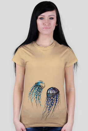 Koszulka JellyFish White damska