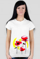Koszulka Poppies White Classic damska