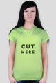CUT HERE Damska - Czarny/BLACK