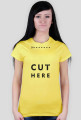 CUT HERE Damska - Czarny/BLACK