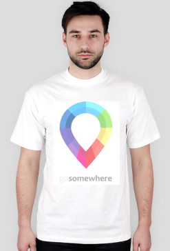 GoSomewhere-koszulka-biala-meska
