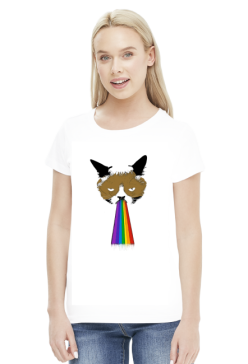 GRUMPY CAT RZYGAM TĘCZĄ