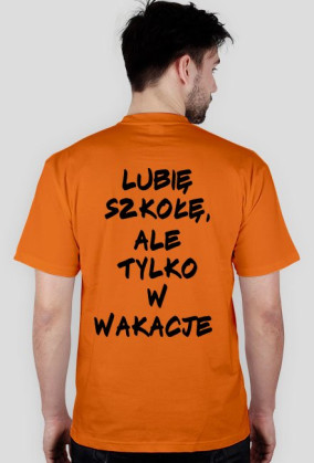 koszulka z napisem...