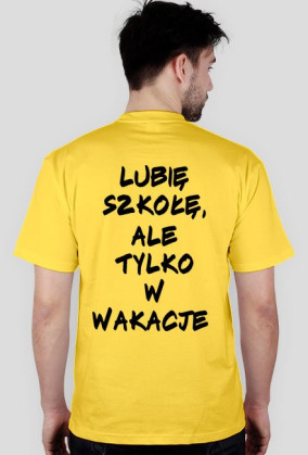 koszulka z napisem...
