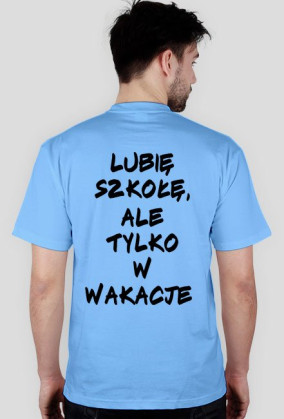 koszulka z napisem...