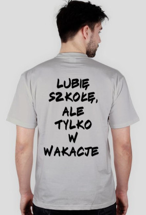 koszulka z napisem...