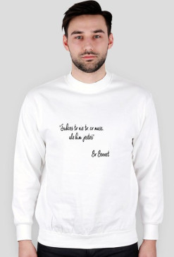 Bluza z cytatem Bennet