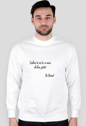 Bluza z cytatem Bennet