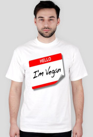 HELLO, I'M VEGAN T-SHIRT