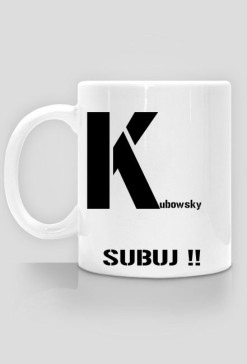 Kubek #KUBOWSKY Biały