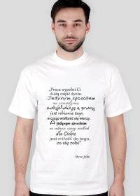 Koszulka z cytatem Steve Jobs