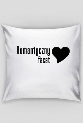 Romantyczny facet poduszka