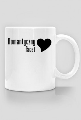 Romantyczny facet kubek