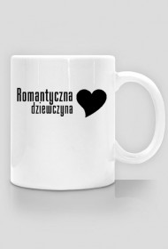 Romantyczna dziewczyna kubek