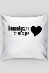 Romantyczna dziewczyna poduszka