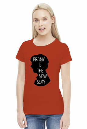 Brainy is the new sexy - white & color