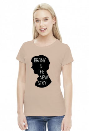 Brainy is the new sexy - white & color