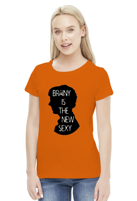 Brainy is the new sexy - white & color