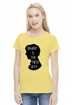 Brainy is the new sexy - white & color
