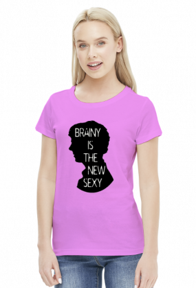 Brainy is the new sexy - white & color
