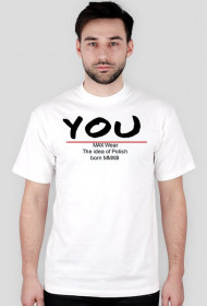 Koszulka "YOU" white