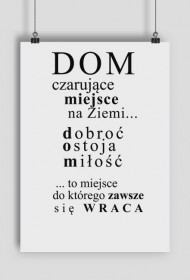 Plakat Dom