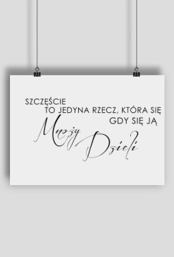 Plakat Szczęście