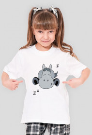 Drzemiący konik - dwustronny T-shirt dziecięcy