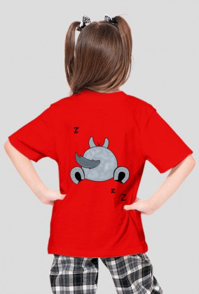 Drzemiący konik - dwustronny T-shirt dziecięcy