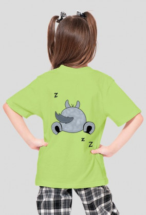 Drzemiący konik - dwustronny T-shirt dziecięcy