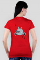 Drzemiący konik - dwustronny T-shirt damski