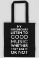 Torba ekologiczna "My neighbours black&red"
