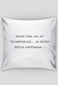 Poszewka na poduszke Druga Taka jak ja..