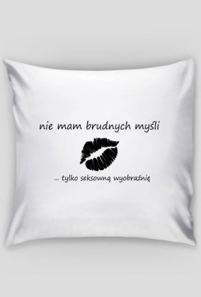 Poszewka na poduszke Nie mam brudnych..