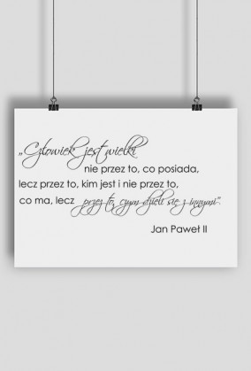 Plakat JPII