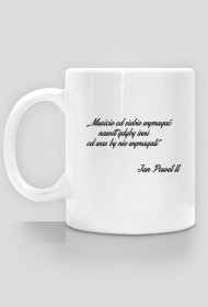 Kubek z cytatem JPII