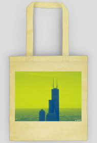 Torba z nadrukiem - widok na budynek Sears Tower Chicago city