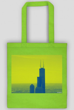 Torba z nadrukiem - widok na budynek Sears Tower Chicago city
