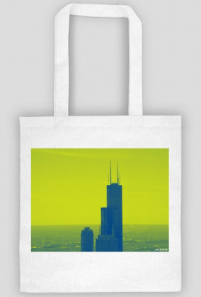 Torba z nadrukiem - widok na budynek Sears Tower Chicago city