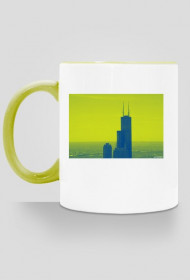 Kubek z widokiem - budynek Sears Tower Chicago city