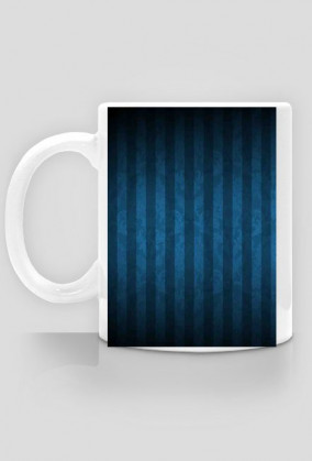 Kubek z niebieskim wzorem