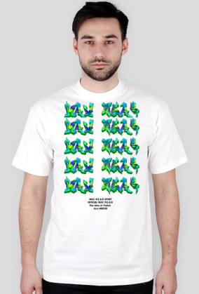 " MAX W.E.A.R graffiti" biały -sport