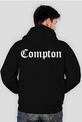 Compton black hoodie 2