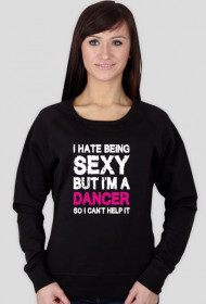 Bluza damska z nadrukiem "i'm sexy dancer"