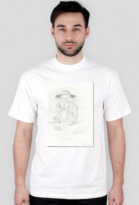 T-Shirt z mężczyzną liczącym pieniądze