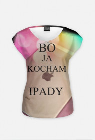 T-shirt z nadrukiem BJKI damski