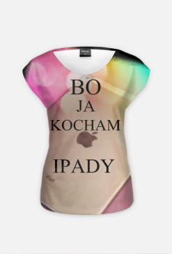 T-shirt z nadrukiem BJKI damski