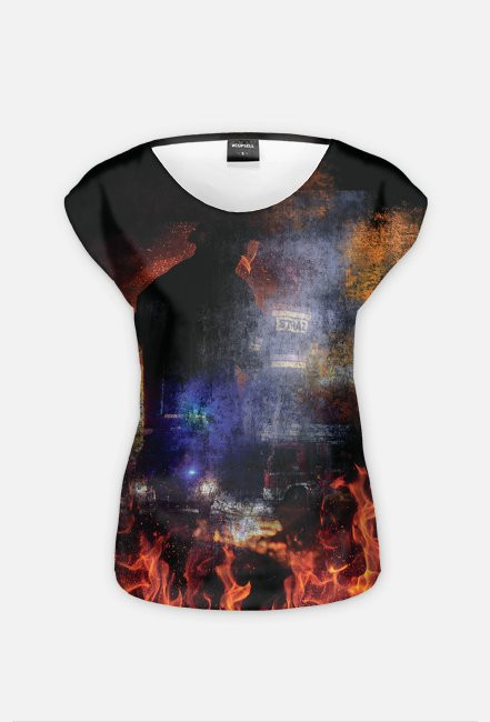Ognioodporni - koszulka damska Fire life