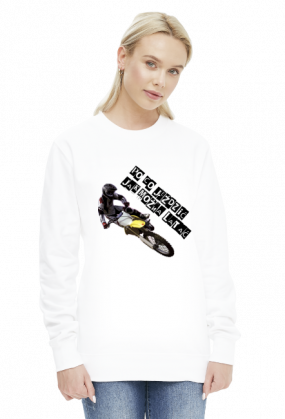 PO CO JEŹDZIĆ JAK MOŻNA LATAĆ - damska bluza motocyklowa